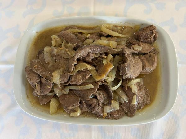 Iscas de Fígado de Leitão 