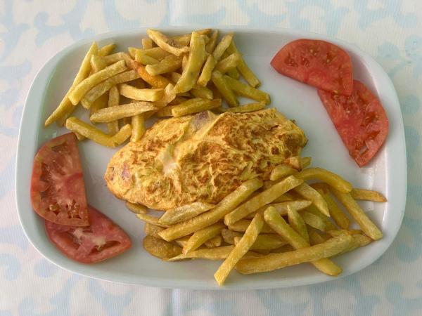 Omolete de Queijo e Fiambre